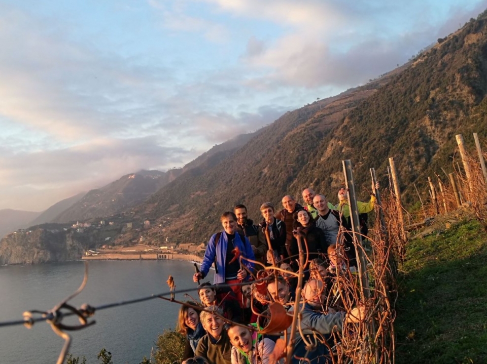 Camminata verso il Presepe di Manarola