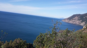 Sguardo verso il porticciolo di Framura