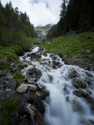 Il torrente Eggerbach  (foto Roberto Busani)