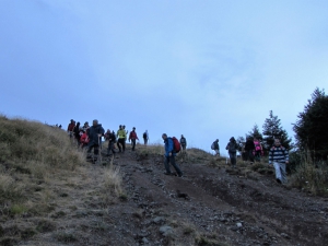 La ripida discesa dal Bue(foto Luca Bertolotti)