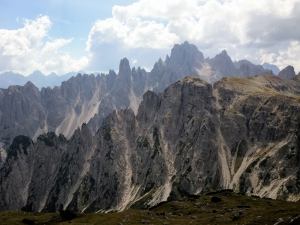 Verso il gruppo del Cristallo (foto Fabio Cavazzini)
