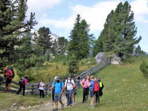 Partenza da Prato Piazza, destinazione Picco di vallandro (foto Fabio Cavazzini)