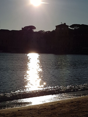 Tramonto sulla baia del silenzio (foto Annalisa Poli)