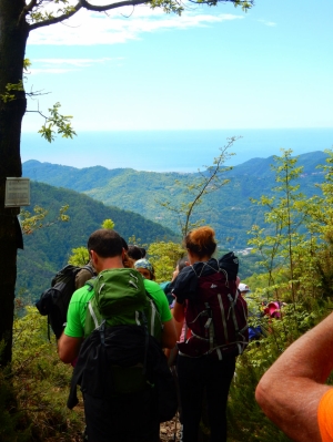 Il mare dal Passo del dente (foto Augusto Ferrari)