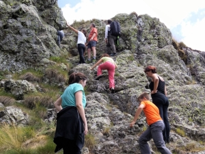 L'ultimo tratto prima della vetta (foto Fabio Cavazzini)