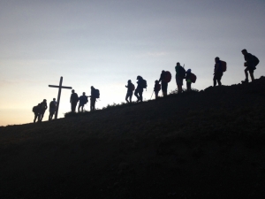 Ombre sulla vetta (foto Nina Salamone)