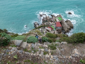 Il mare di Schiara dall'alto (foto Paola Salvanelli)