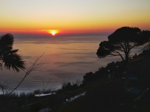 Tramonto da Campiglia (foto Fabio Cavazzini)