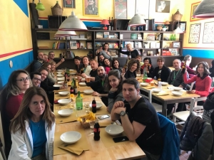 A pranzo al Piccolo Blu di Campiglia (foto Roberta Bottioni)