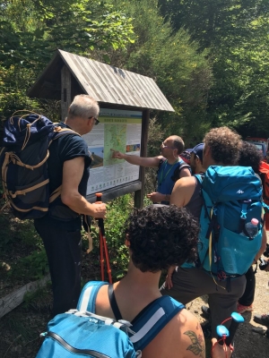 Partenza dal Passo della Forcella (foto Francesca Romeo)