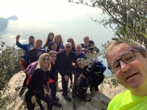 Selfie dal roccione (foto Luca Iacopi)