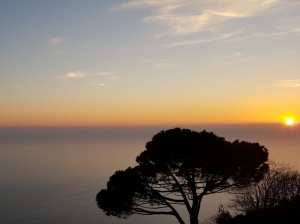 Tramonto a Campiglia (foto Clarice Maccini)